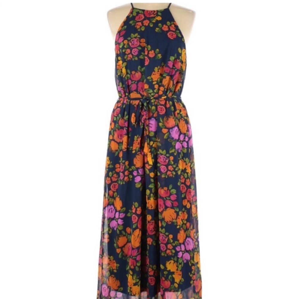 Donna Morgan blue floral dress
